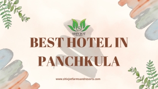 Best Hotel in Panchkula