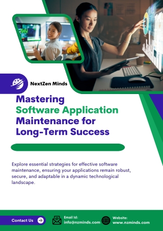 Mastering  Software Application Maintenance for  Long-Term Success
