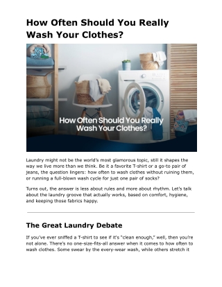 Bubblebliss- How Often Should You Really Wash Your Clothes_