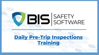 Daily Pre-Trip Inspections Training