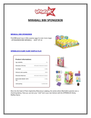 MIRABALL BIBI SPONGEBOB