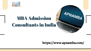 MBA Admission Consultants in India