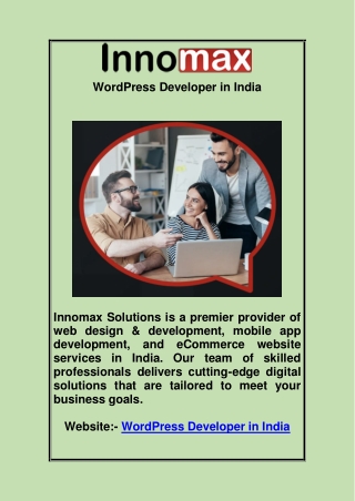 WordPress Developer in India