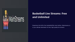 Basketball Live Streams Free