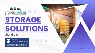 Storage Solutions Jordan: Your Ultimate Destination for All Storage Needs