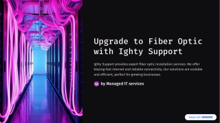 Professional Fiber Optic Installers for Businesses – Ighty Support