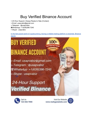 How to Get a Verified Binance Account