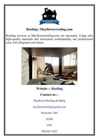 Roofing   Mayflowerroofing.com