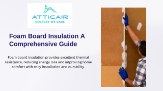 Foam Board Insulation | Atticair Air Ducts and Insulation