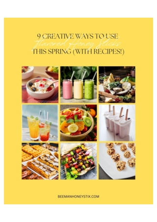 From Tea to Treats 9 Creative Ways to Use Flavored Honey Sticks This Spring (With Recipes!)