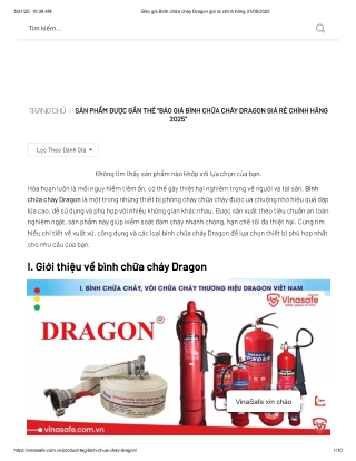 binh chua chay dragon