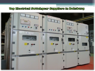 Top Electrical Switchgear Suppliers in Boksburg