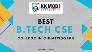 BEST B.TECH CSE  COLLEGE IN CHHATTISGARH