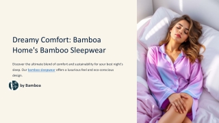 Womens Bamboo Sleepwear