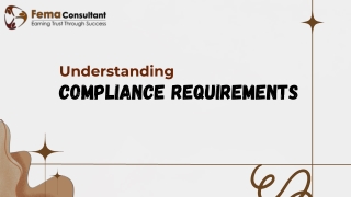 Understanding Compliance Requirements