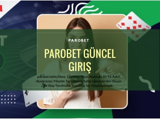 parobet güncel