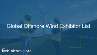 Global Offshore Wind Exhibitor List
