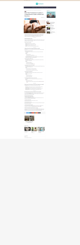 Knee Pain Treatment in London A Comprehensive Guide to Relief and Recovery - Post Daily Idea