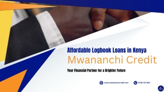 Affordable Logbook Loans in Kenya | Mwananchi Credit