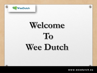 CBD suppliers - Wee Dutch