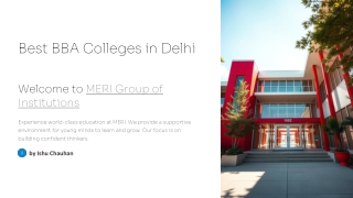 Best-BBA-Colleges-in-Delhi. MERI Group of Institutions.