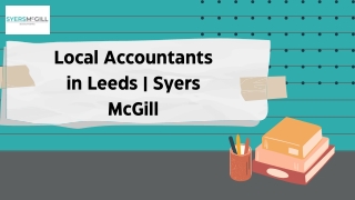 Local Accountants in Leeds  Syers McGill
