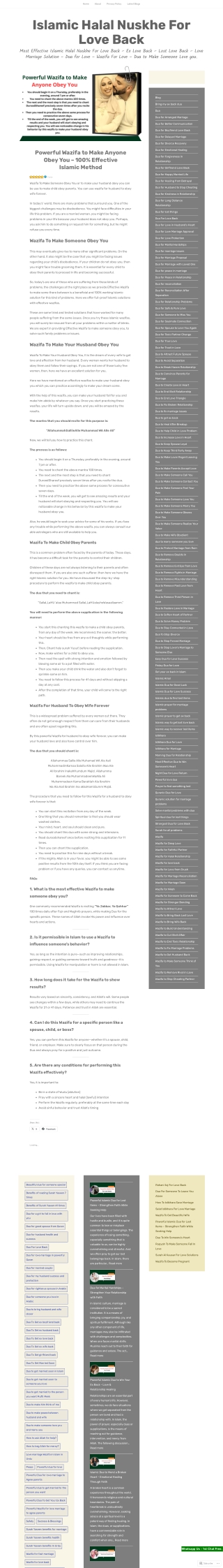 Powerful Wazifa to Make Anyone Obey You