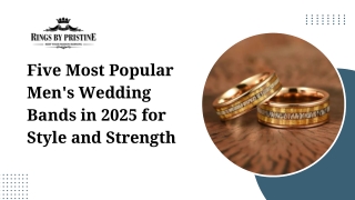 Five Most Popular Men's Wedding Bands in 2025 for Style and Strength