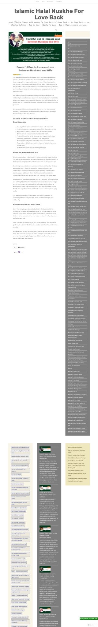 Powerful Dua to Increase Love Between Husband and Wife