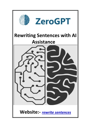 Rewriting Sentences with AI Assistance