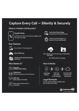 Hidden Call Recorder – Discreetly Record & Monitor Calls  ONEMONITAR