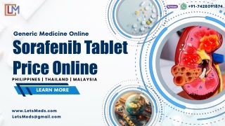 Buy Sorafenib Tablet Online Price Philippines Thailand