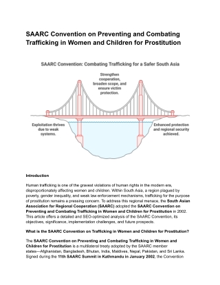SAARC Convention on Preventing and Combating Trafficking in Women and Children for Prostitution
