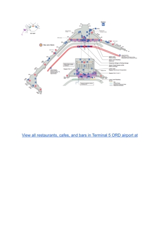 O hare airport food in termina 5