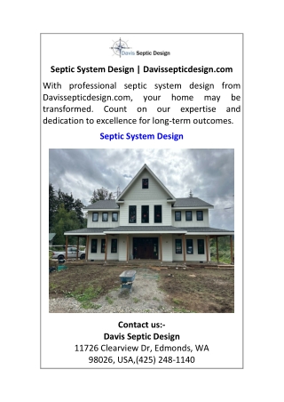 Septic System Design Davissepticdesign.com