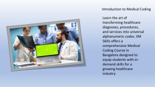 medica coding courses in Bangalore