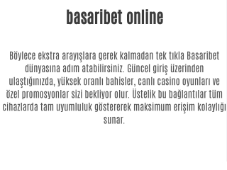 basaribet online