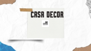 Casa Decor – Elegant Wooden Home Accessories