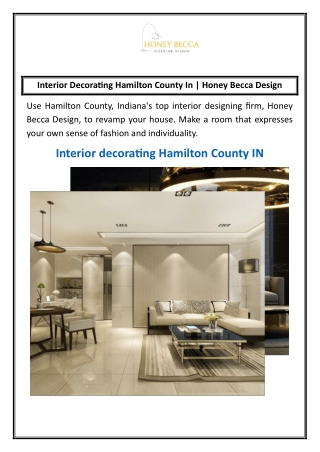 Interior Decorating Hamilton County In | Honey Becca Design