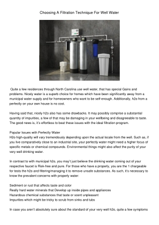 ChoosingAFiltrationTechniqueForWellWater916