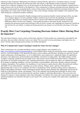 What Are The Hidden Risks Of Neglecting Industrial Carpet Upkeep?