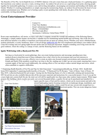 7 Benefits of a Gas Fire Pit for Your Home