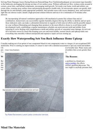 5 Restroom Hacks To Stay Clear Of Mold Develop Home Remodelling Blog Site