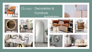 Best Home Decor & Furniture online Store by All India Decor