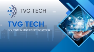Business Internet Services You Can Trust | Fast, Secure & Scalable by TVG Tech