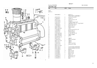 HURLIMANN h-361 v Tractor Parts Catalogue Manual Instant Download