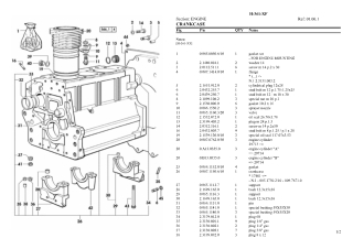 HURLIMANN h-361-xf Tractor Parts Catalogue Manual Instant Download
