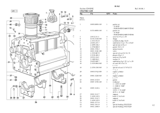 HURLIMANN h-362 Tractor Parts Catalogue Manual Instant Download