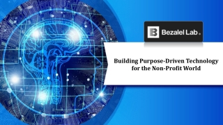 Building Purpose-Driven Technology for the Non-Profit World