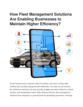 Fleet Management Platforms Rag Track